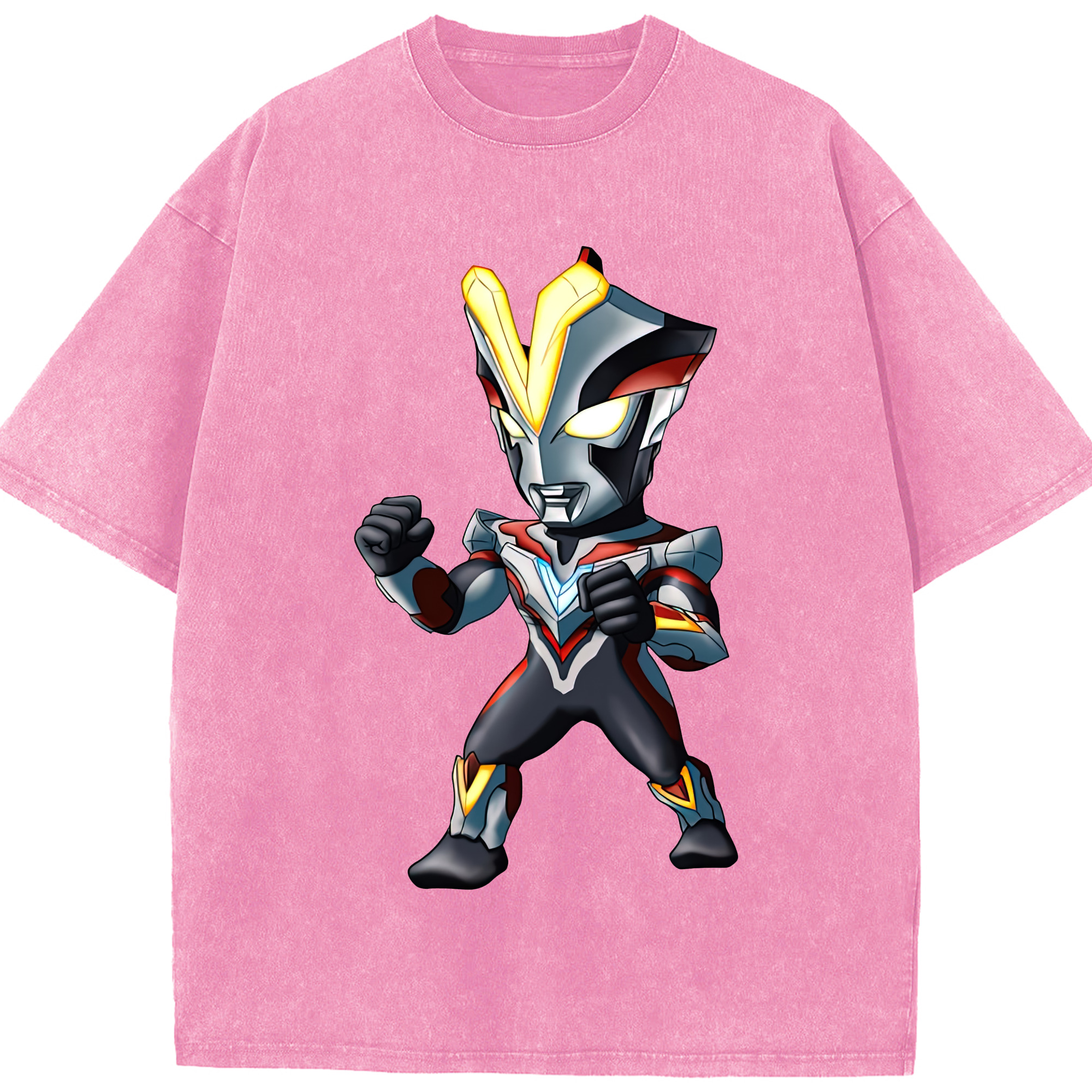 （画像用） ウルトラマン Ultraman 綿100% ヴィンテージ風 半袖Tシャツ（フロントプリント）